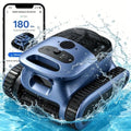 Robot limpiafondos inalámbrico para piscina con app, 180 min de autonomía